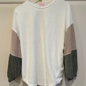 Colorblock Long Sleeve Top